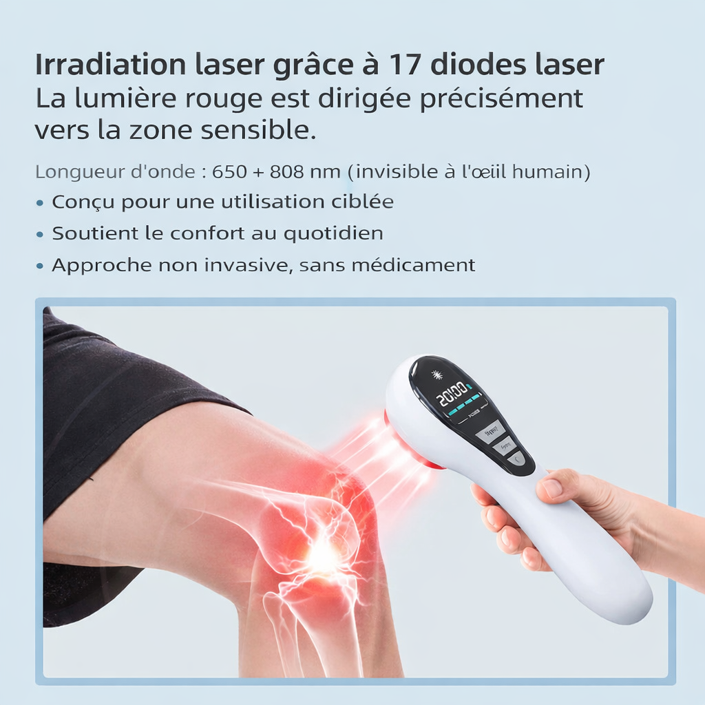 Laser Thérapie Rouge Anti-Douleur